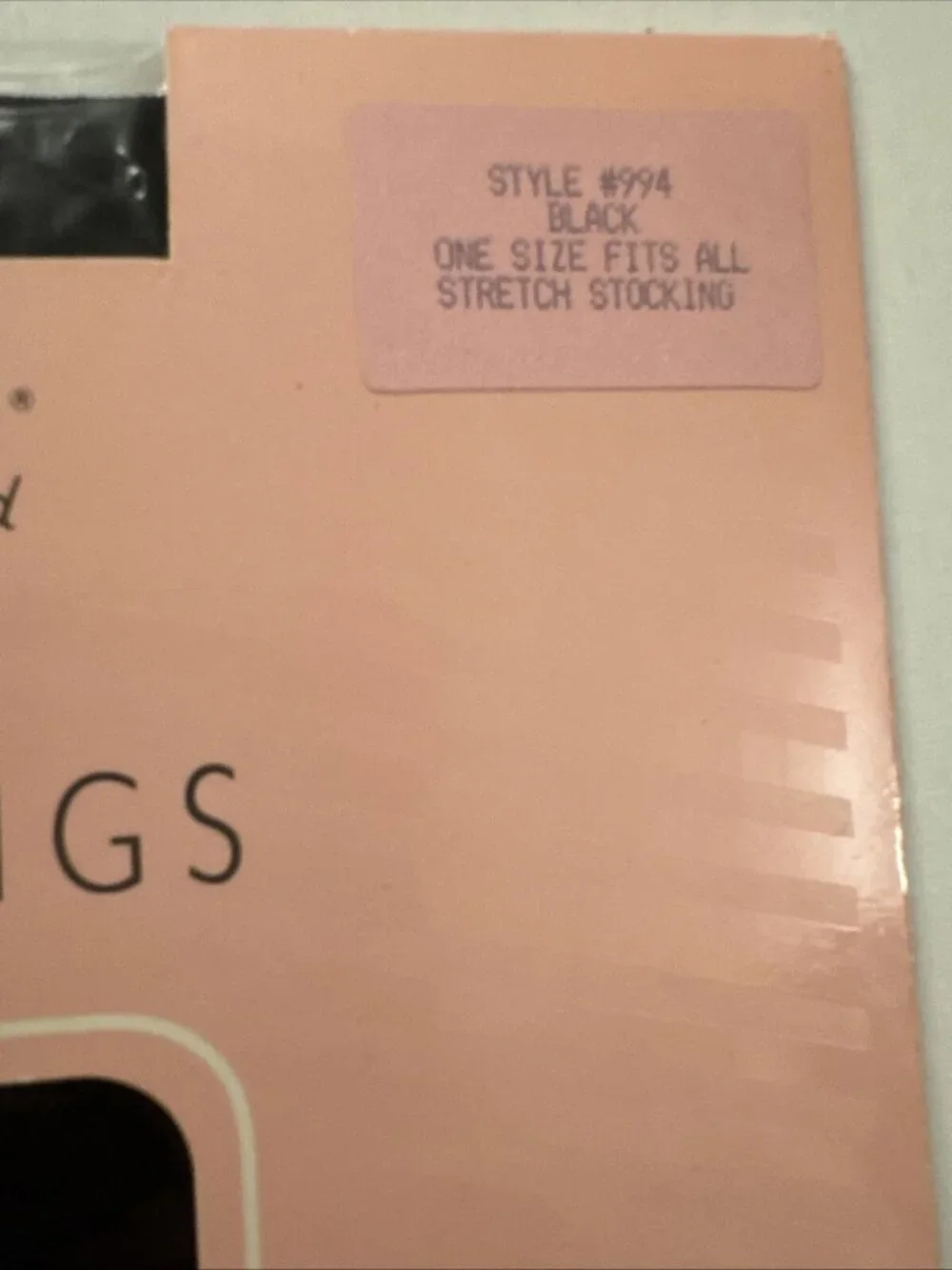 Vintage Frederick's Of Hollywood Black Stretch  Stockings BB13